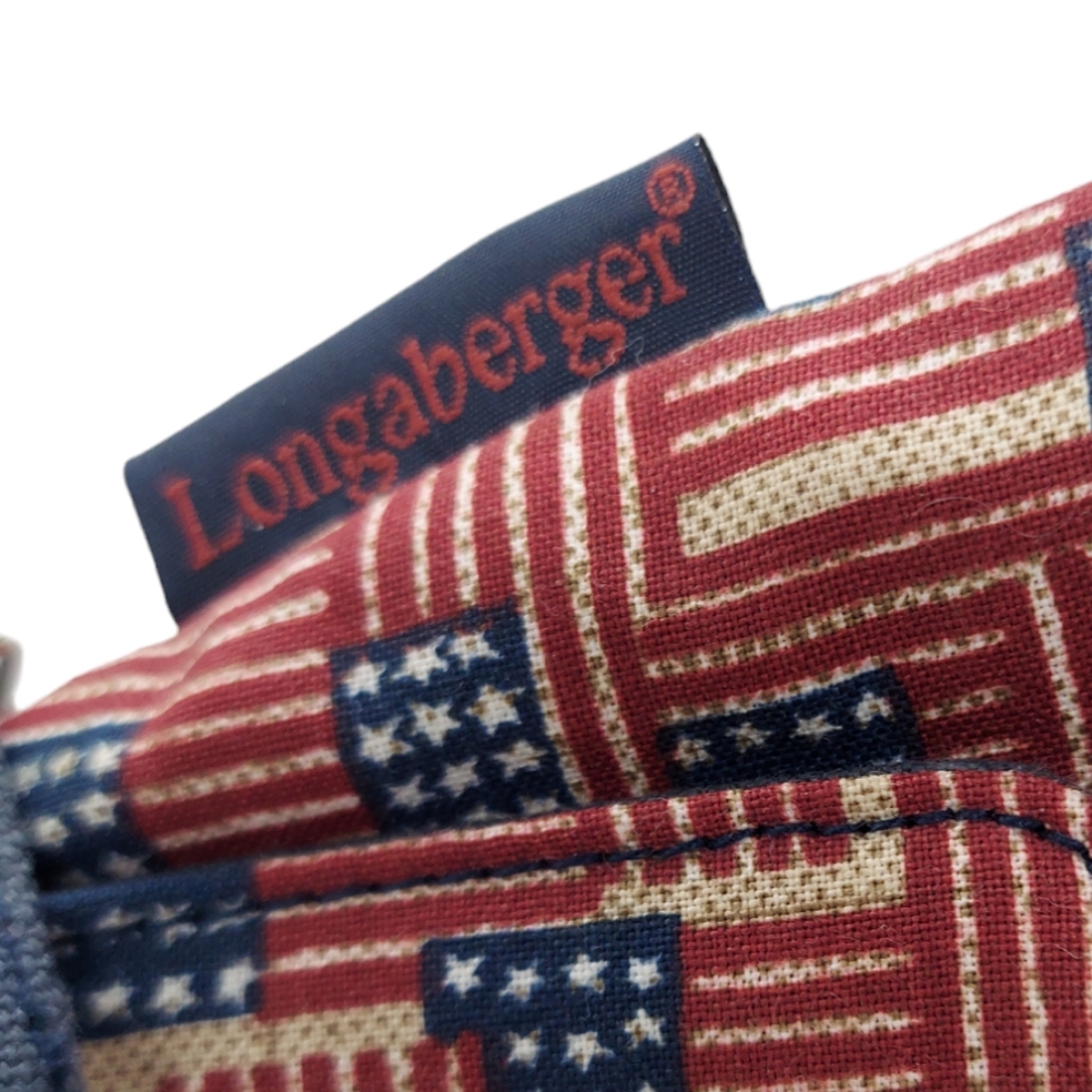 Longaberger Old Glory Patriotic Flag Small Purse - Picture 9 of 9